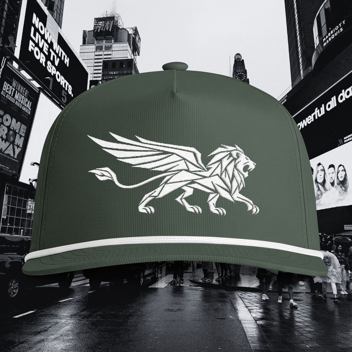 VIKTAURI Winged Lion Performance Rope Cap