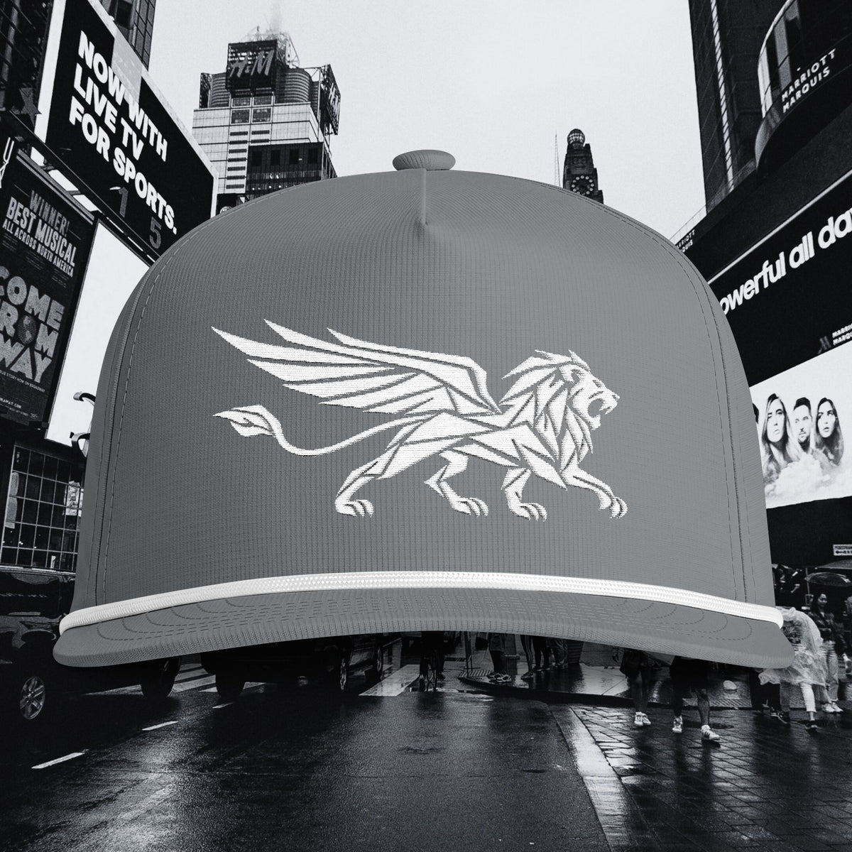 VIKTAURI Winged Lion Performance Rope Cap