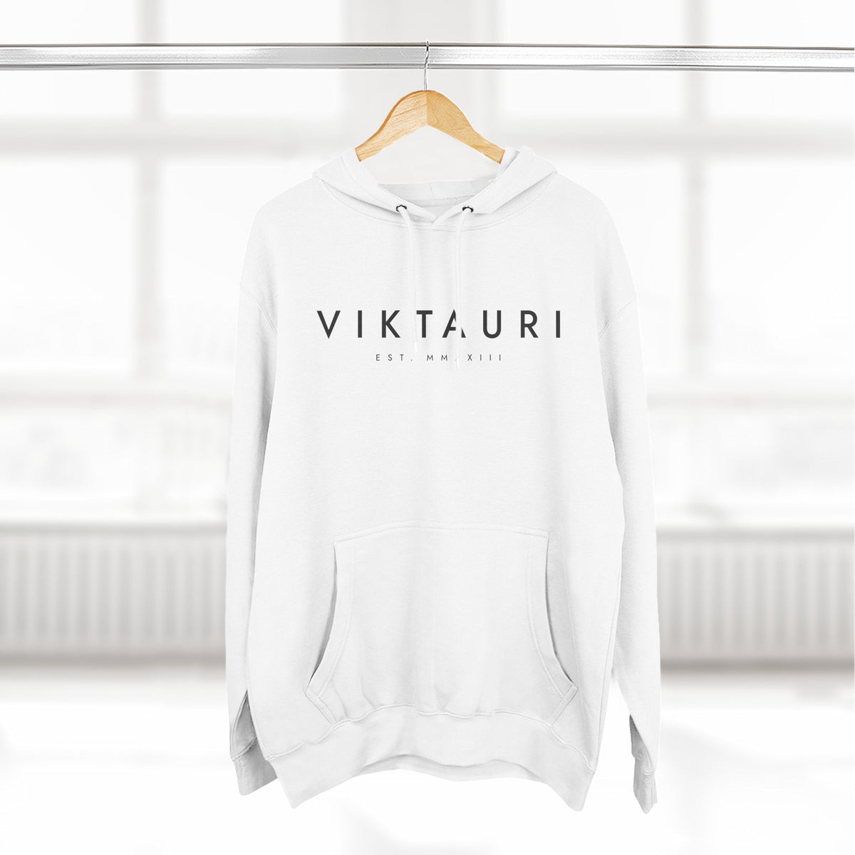VIKTAURI Est. MMXXIII Hoodie | Minimalist Luxury Pullover |