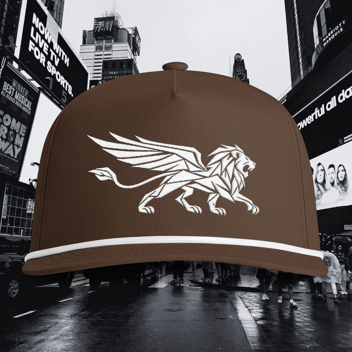 VIKTAURI Winged Lion Performance Rope Cap