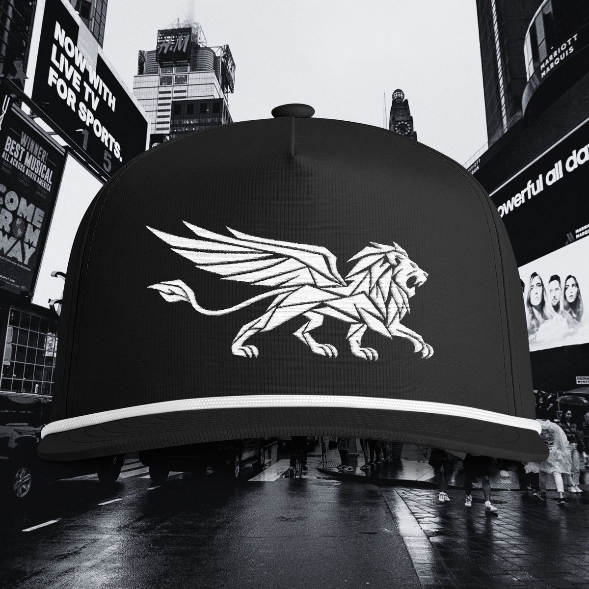 VIKTAURI Winged Lion Performance Rope Cap
