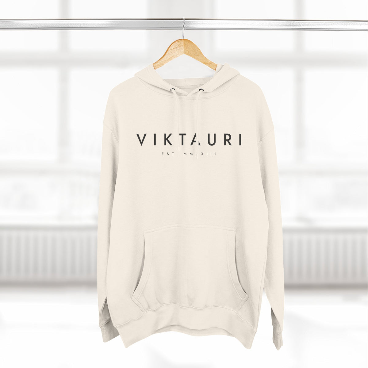 VIKTAURI Est. MMXXIII Hoodie | Minimalist Luxury Pullover |