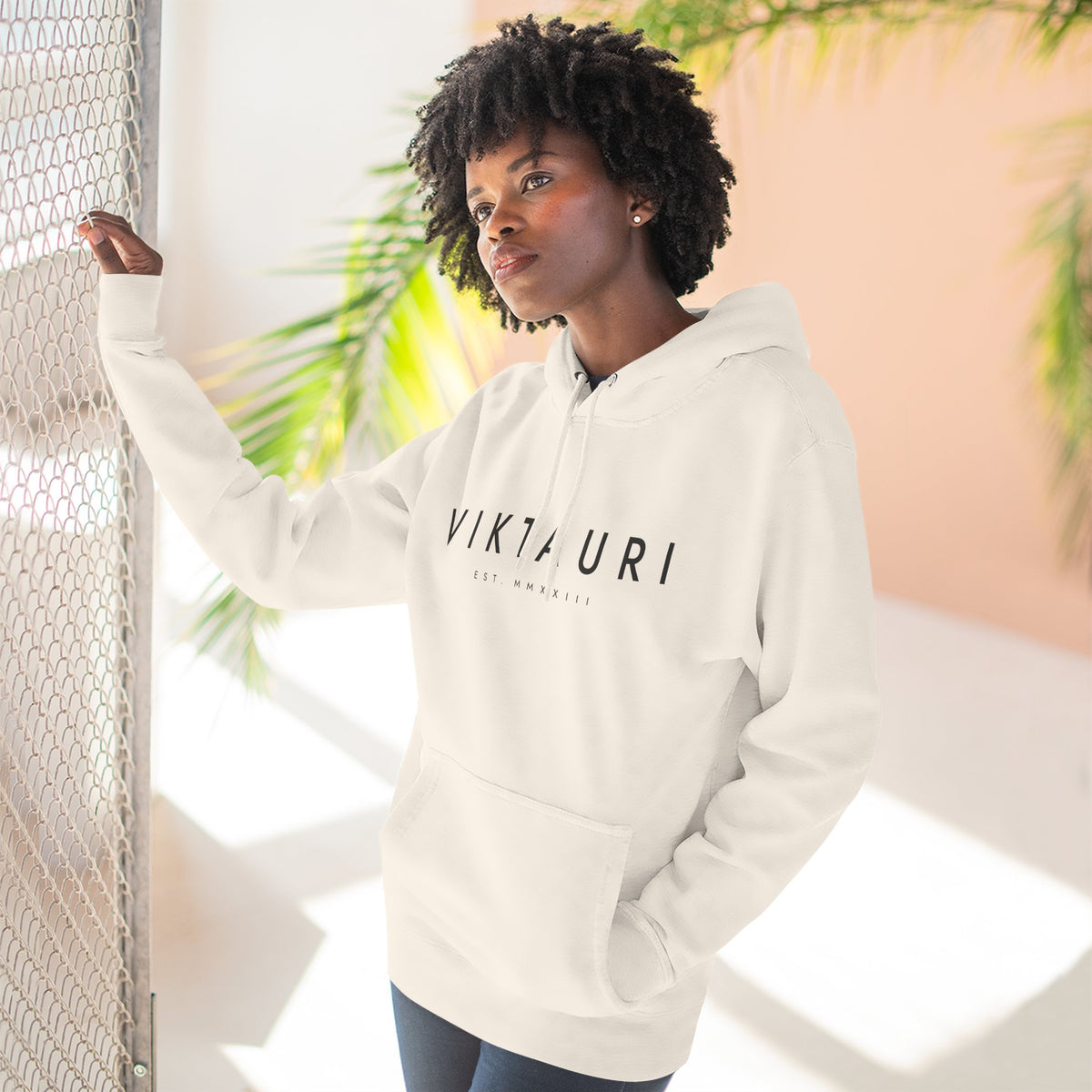 VIKTAURI Est. MMXXIII Hoodie | Minimalist Luxury Pullover |