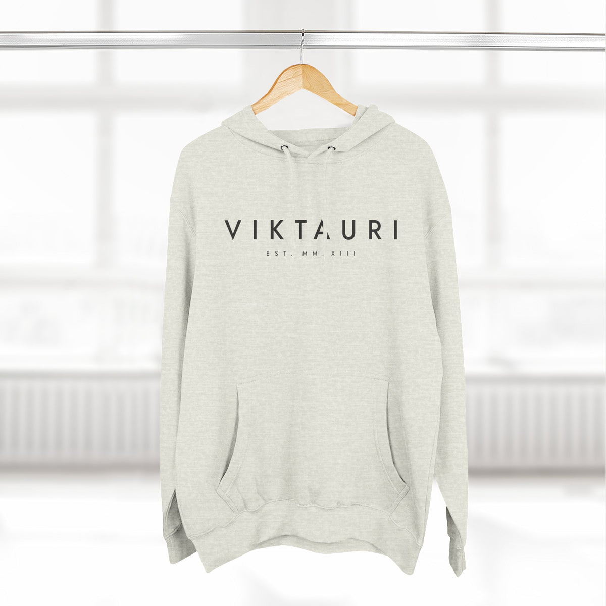 VIKTAURI Est. MMXXIII Hoodie | Minimalist Luxury Pullover |