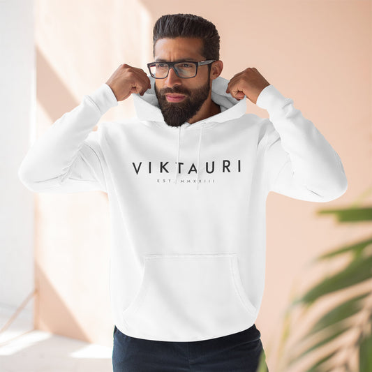 VIKTAURI Est. MMXXIII Hoodie | Minimalist Luxury Pullover |