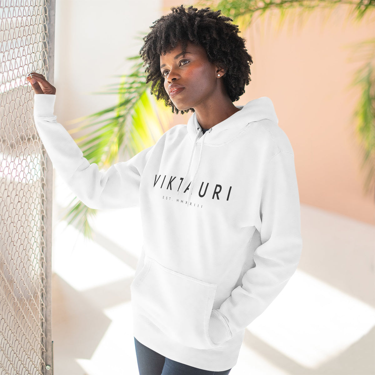 VIKTAURI Est. MMXXIII Hoodie | Minimalist Luxury Pullover |
