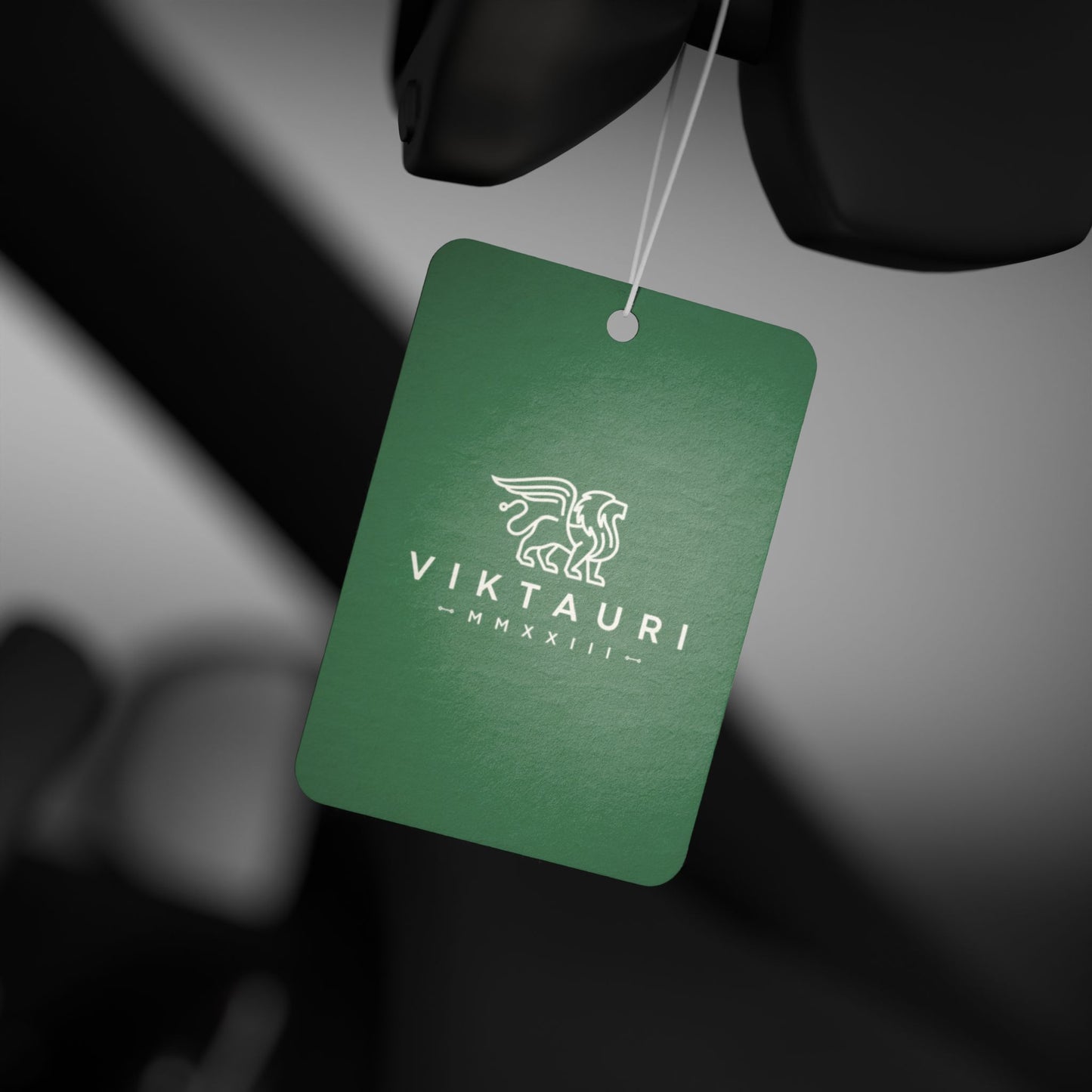 VIKTAURI Premium Car Air Freshener - Eco-Friendly Green Scent Marker