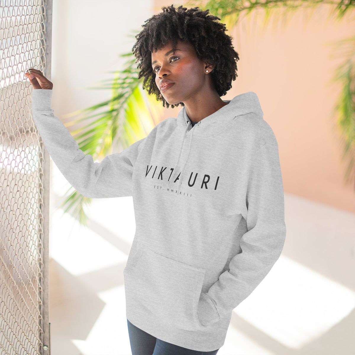 VIKTAURI Est. MMXXIII Hoodie | Minimalist Luxury Pullover |