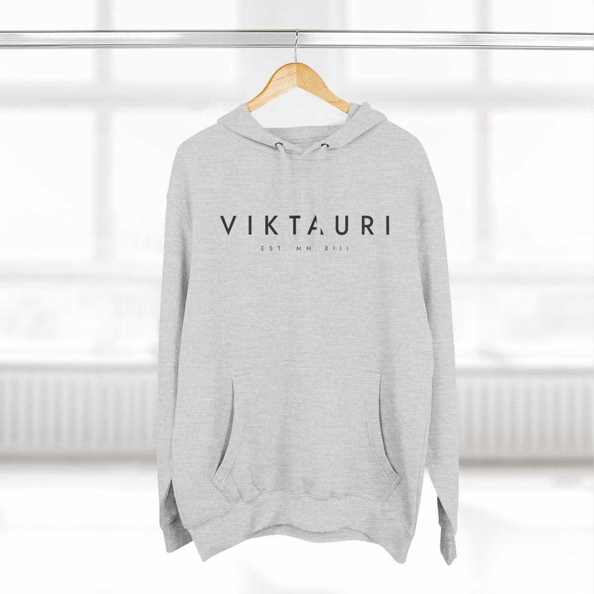 VIKTAURI Est. MMXXIII Hoodie | Minimalist Luxury Pullover |